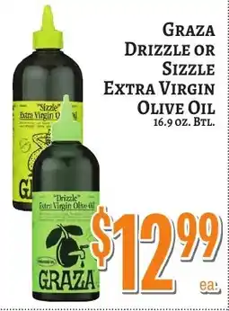 Trade Fair Supermarket Graza drizzle or sizzle extra virgin olive oil offer