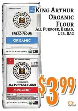 Trade Fair Supermarket King Arthur organic flour offer