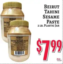 Trade Fair Supermarket Beirut tahini sesame paste offer