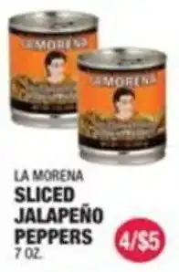 La Morena sliced jalapeño peppers