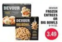 Carnicerias Jimenez Devour frozen entrees or big bowls offer
