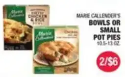 Carnicerias Jimenez Marie Callender's bowls or small pot pies offer