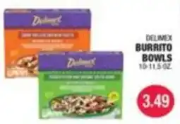Carnicerias Jimenez Delimex burrito bowls offer