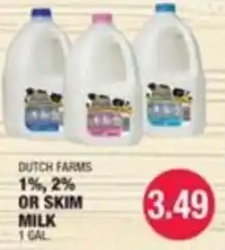 Carnicerias Jimenez Dutch Farms milk offer