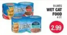 Carnicerias Jimenez 9 lives wet cat food offer