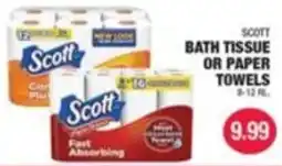 Carnicerias Jimenez Scott bath tissue or paper towels offer
