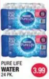 Carnicerias Jimenez Pure Life water offer