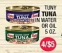 Carnicerias Jimenez Tuna in water or oil offer