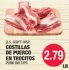 Carnicerias Jimenez U.S. Gov't Insp Pork Rib Tips offer