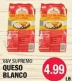 Carnicerias Jimenez V&V Supremo Queso Blanco offer