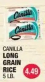 Carnicerias Jimenez Canilla long grain rice offer