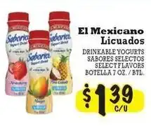La Michoacana El Mexicano Licores offer