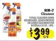 La Michoacana Kh-z cleaners total cleaner super degreaser, lemon breeze or lime scale remover offer