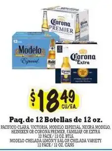 La Michoacana Corona Premier, Modelo Especial, Corona Extra offer