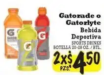 La Michoacana Gatorade or Gatorlyte Sports Drinks offer