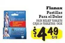 La Michoacana Flanax Pain Relief Tablets offer