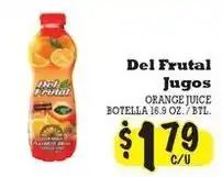 La Michoacana Del Frutal jugos offer