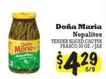 La Michoacana Doña Maria Nopalitos offer