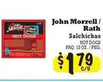 La Michoacana John Morrell hot dogs offer