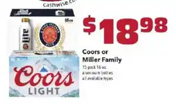Coborn's Coors or Miller Family offer