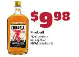 Coborn's Fireball offer