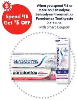 Family Dollar Sensodyne, Sensodyne Pronamel, or Parodontax toothpaste offer