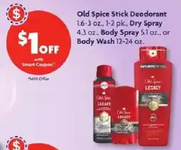 Family Dollar Old Spice Stick Deodorant offer