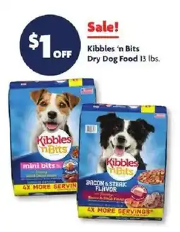 Family Dollar Kibbles 'n Bits Dry Dog Food offer