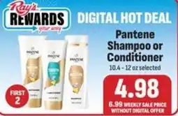 Ray's Food Pantene Shampoo or Conditioner offer