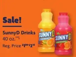 Family Dollar SunnyD Drinks offer
