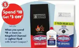 Family Dollar Kingsford charcoal or lighter fluid offer