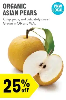 New Seasons Market Organic Asian Pears offer
