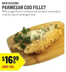 New Seasons Market New Seasons Parmesan Cod Fillet offer