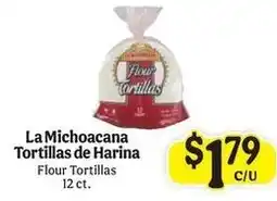 La Michoacana La Michoacana flour tortillas offer