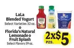 La Michoacana LaLa Blended Yogurt offer