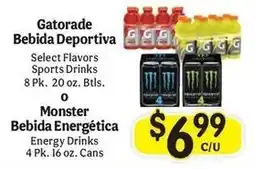 La Michoacana Gatorade bebida deportiva offer