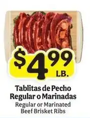 La Michoacana Beef Brisket Ribs offer