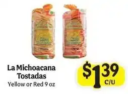 La Michoacana La Michoacana Tostadas offer