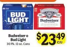 La Michoacana Budweiser or Bud Light offer