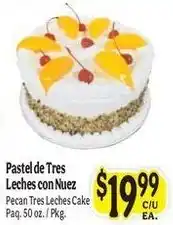 La Michoacana Pecan Tres Leches Cake offer
