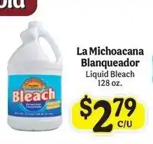 La Michoacana La Michoacana liquid bleach offer