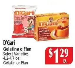 El Ahorro D'Gari Gelatina o Flan offer
