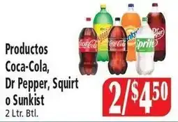 El Ahorro Coca-Cola, Dr Pepper, Squirt or Sunkist offer