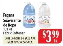 El Ahorro Fagans Fabric Softener offer