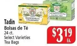 El Ahorro Tadin Bolsas de Té offer