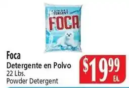 El Ahorro Foca Powder Detergent offer