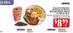 El Ahorro Desayuno Campestre offer