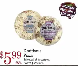 Yoke's Fresh Market Drafthaus Pizza offer