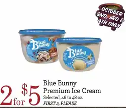 Yoke's Fresh Market Blue Bunny Premium Ice Cream offer
