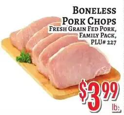 Trade Fair Supermarket Boneless Pork Chops offer